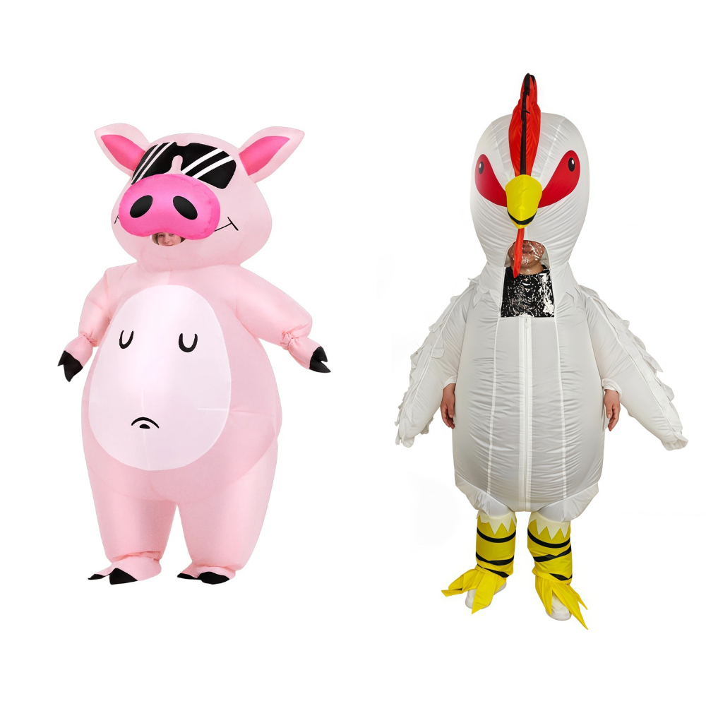 Costumes - Kostium dmuchany w kształcie świni z