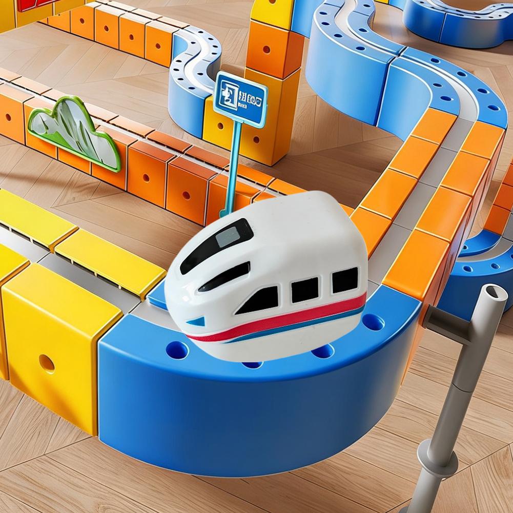 Novelty Gifts - Magnetyczny pociąg elektryczny zabawka edukacyjna interaktywna