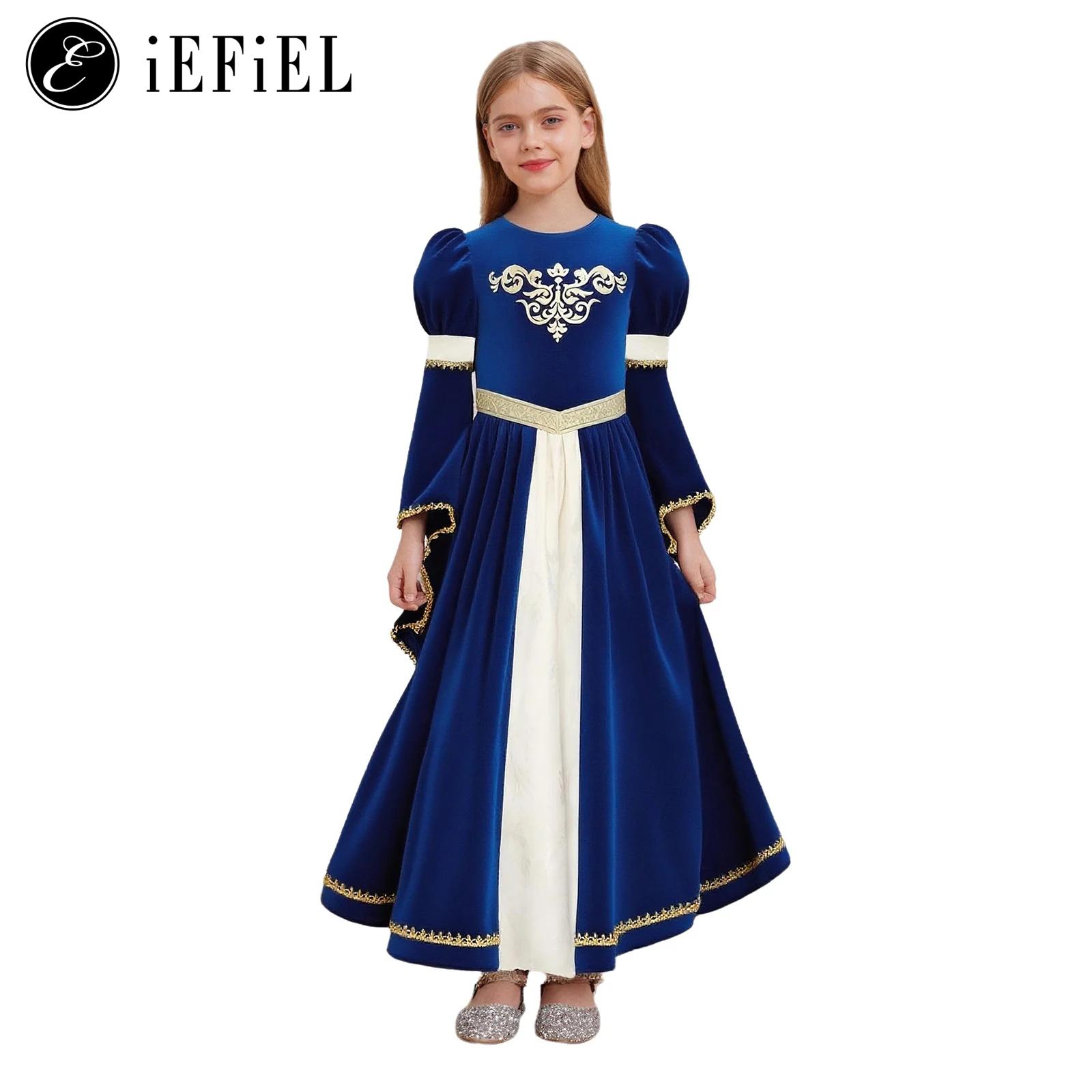 Medieval Renaissance Dress Women - Dziewczęcy Średniowieczny Księżniczka/Wiktoriańska Królowa Halloweenowy Kostium