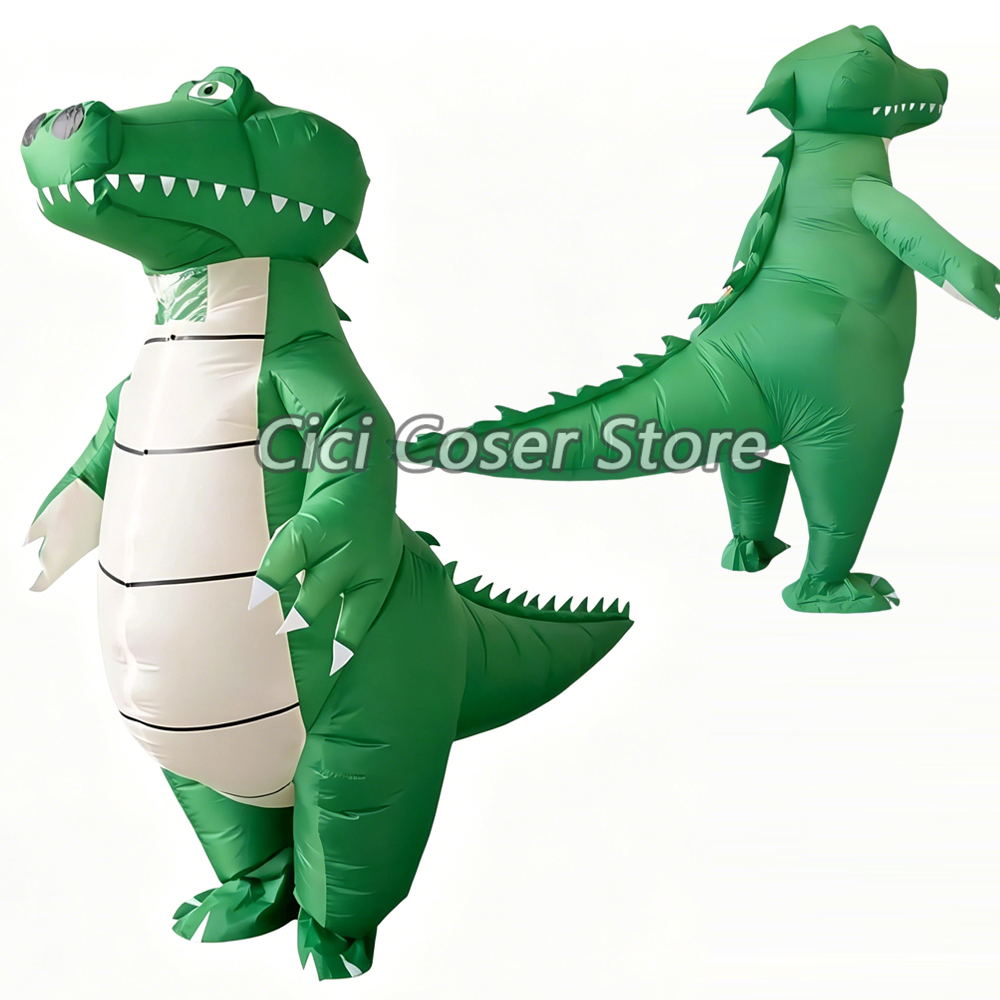 Inflatable Dinosaur Costume Adult - Anime Halloween Cosplay Nadmuchiwany Kostium Krokodyla