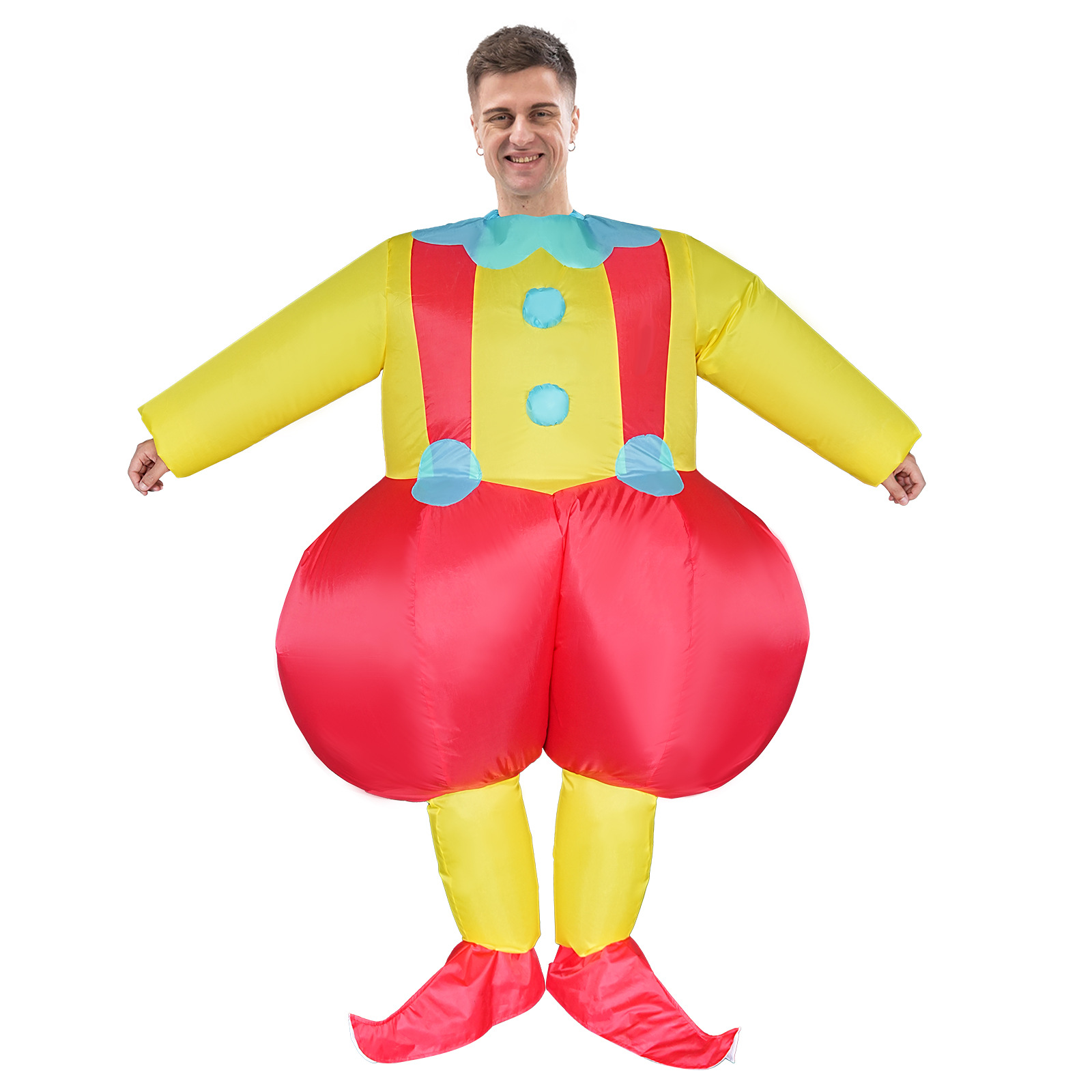 Costumes - Duży, nadmuchiwany kostium klauna, idealny na