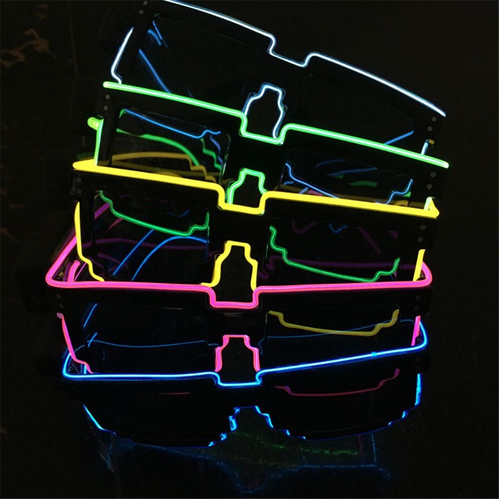 Glow In The Dark Party Glasses - Nowatorskie mozaikowe szklanki z podświetleniem LED