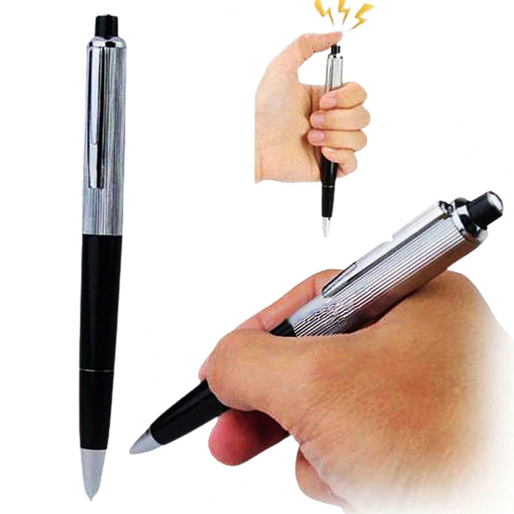 Shock Pen Prank Toy - 1 szt. Kreatywna elektryczny długopis rażący