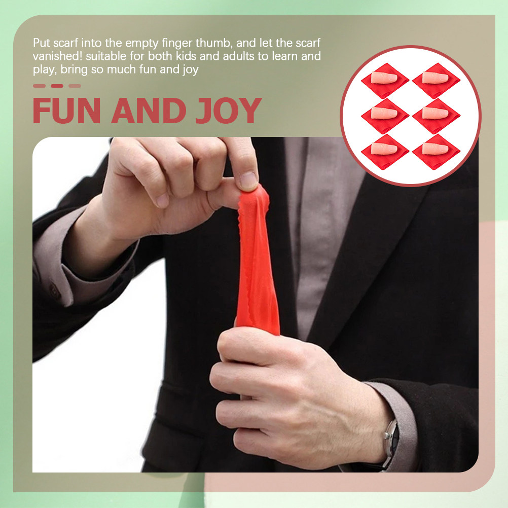 Thumb Tip Magic Trick Set - Zestaw 6 sztuk do magicznych trików
