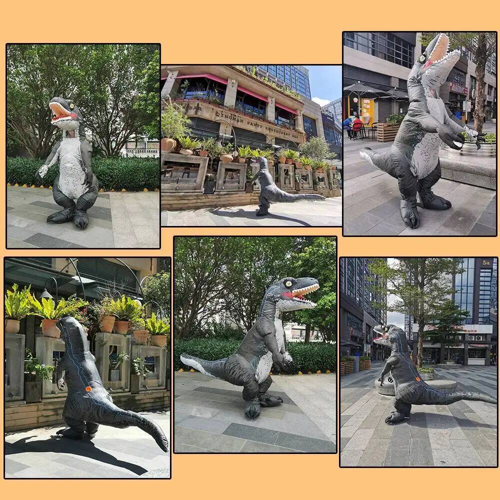 Kostium dmuchany T-REX dla dor – Inflatable Dinosaur Costume Adult recenzja i cena