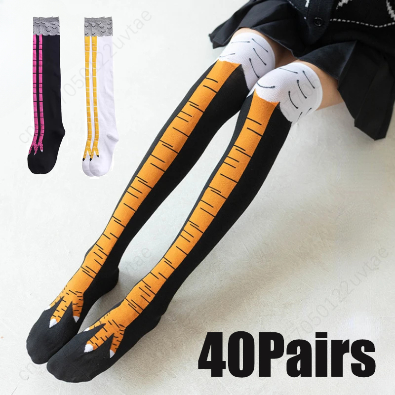 40Pairs 3D Funny Chicken Claw  – Funny Chicken Leg Socks recenzja i cena