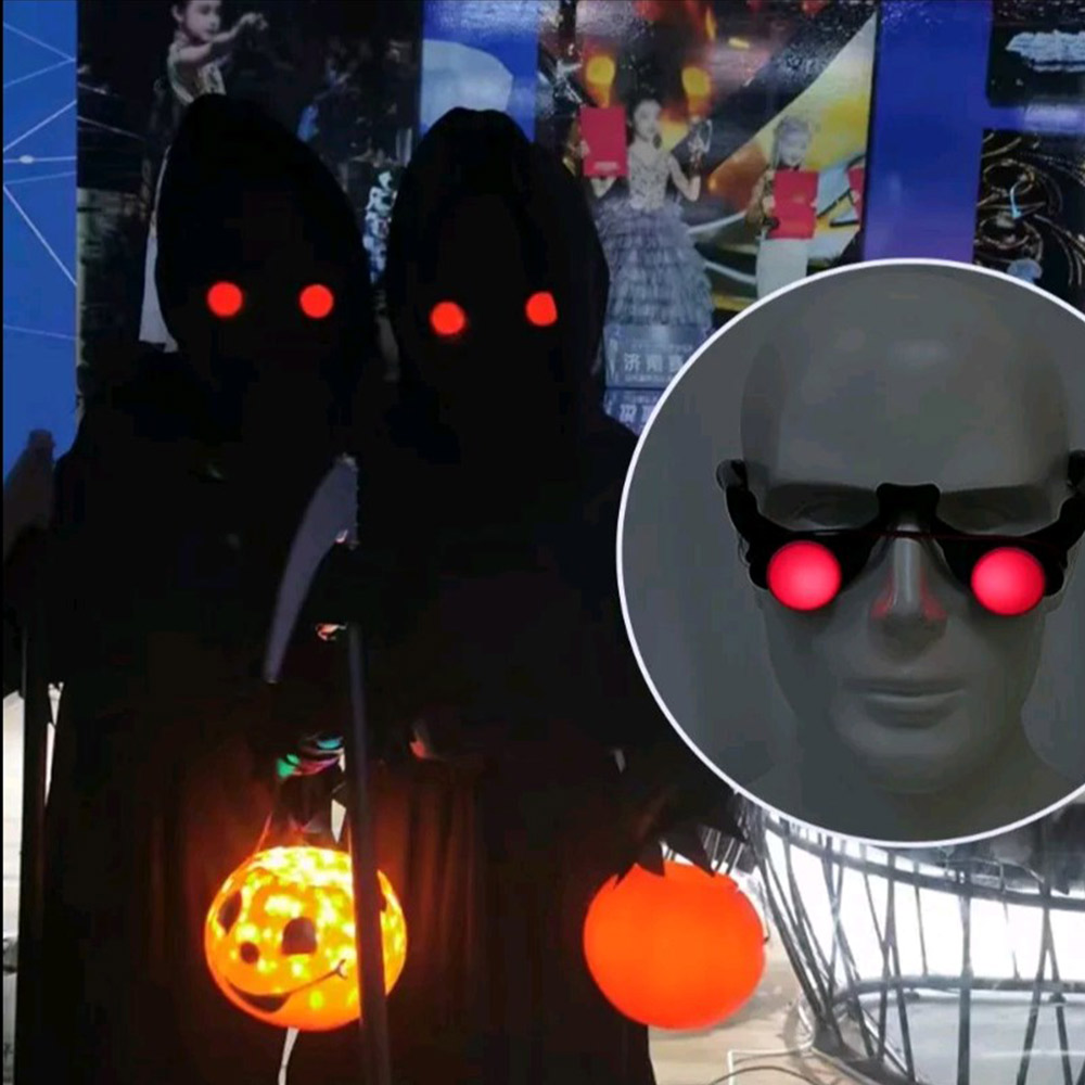 Halloween Horror Czerwone okul – Glow In The Dark Party Glasses recenzja i cena
