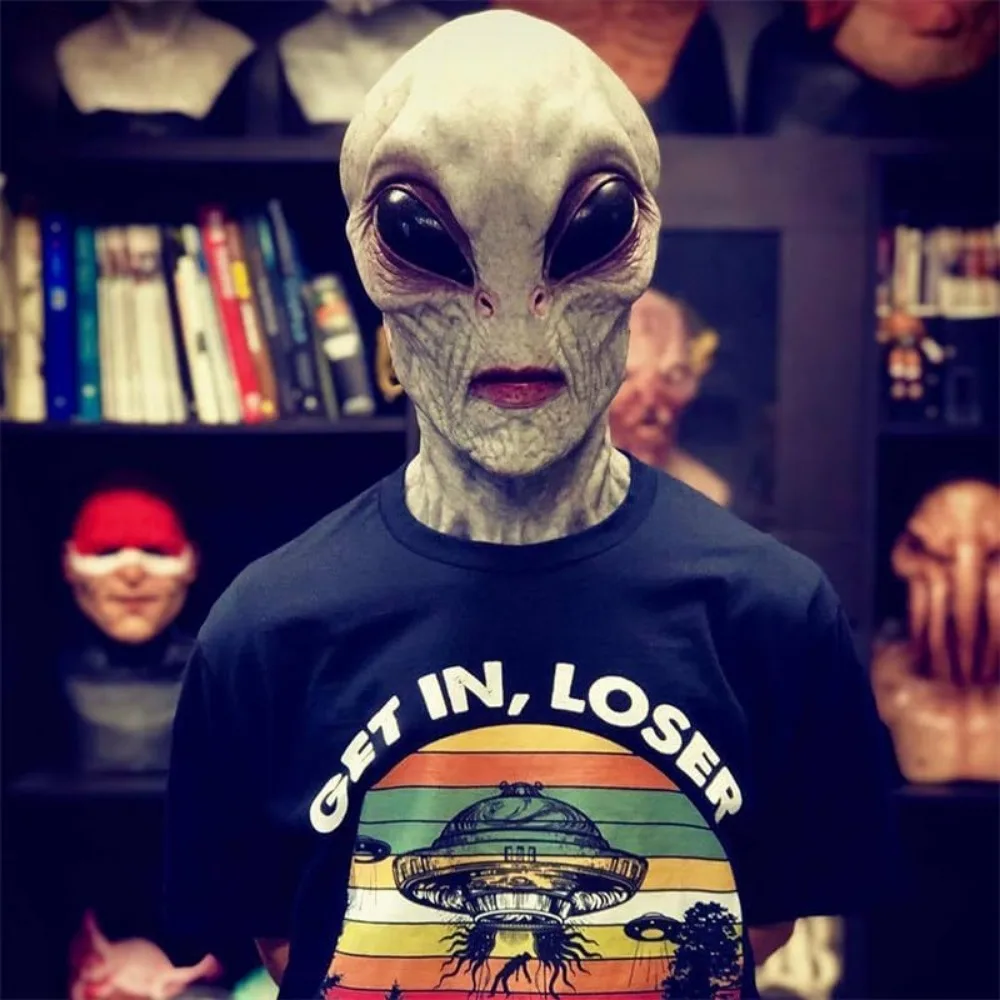 Kostium na Halloween Obcy mask – Latex Alien Mask Realistic recenzja i cena
