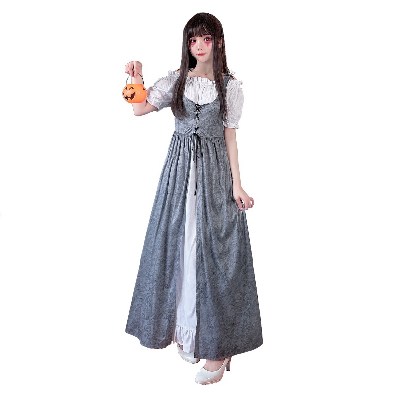 Damski średniowieczny kostium  – Medieval Renaissance Dress Women recenzja i cena