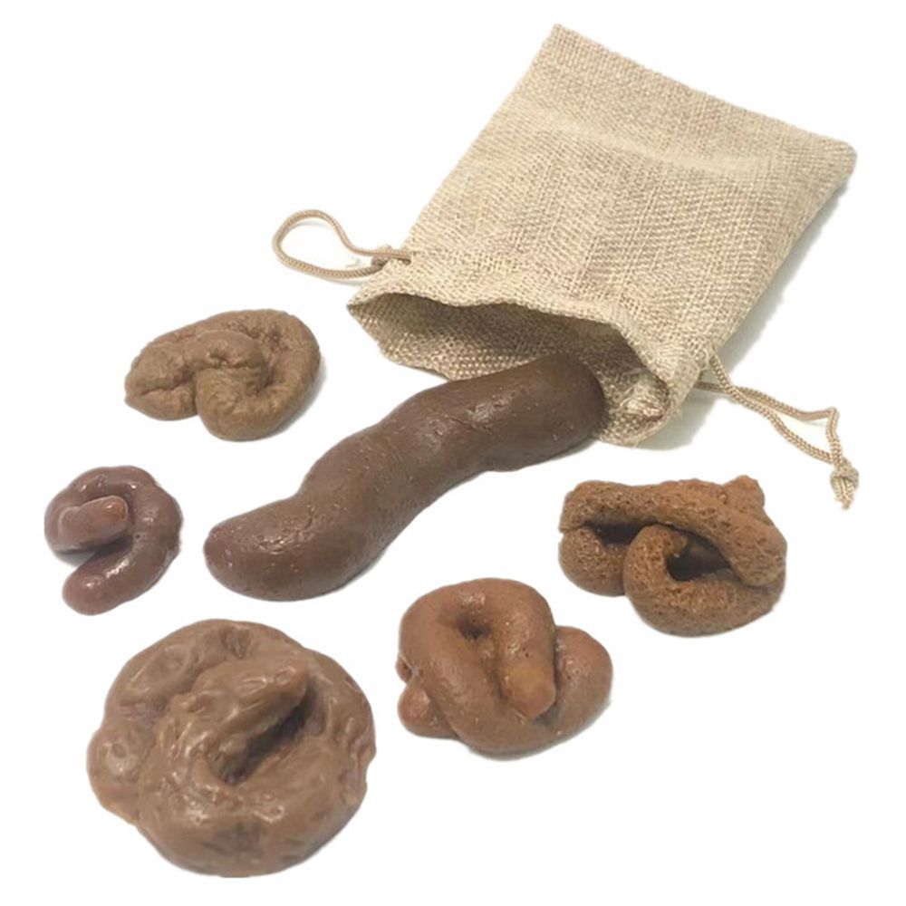 6 szt. Zabawny antystresowy pr – Fake Poop Gag Gift recenzja i cena