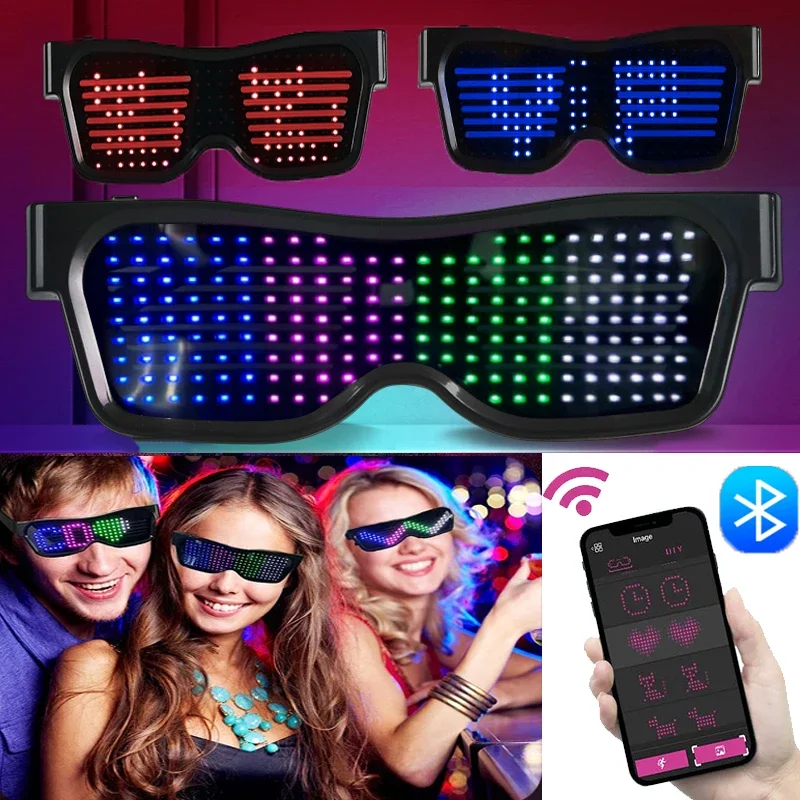 Wielojęzyczne okulary LED Blue – Glow In The Dark Party Glasses recenzja i cena