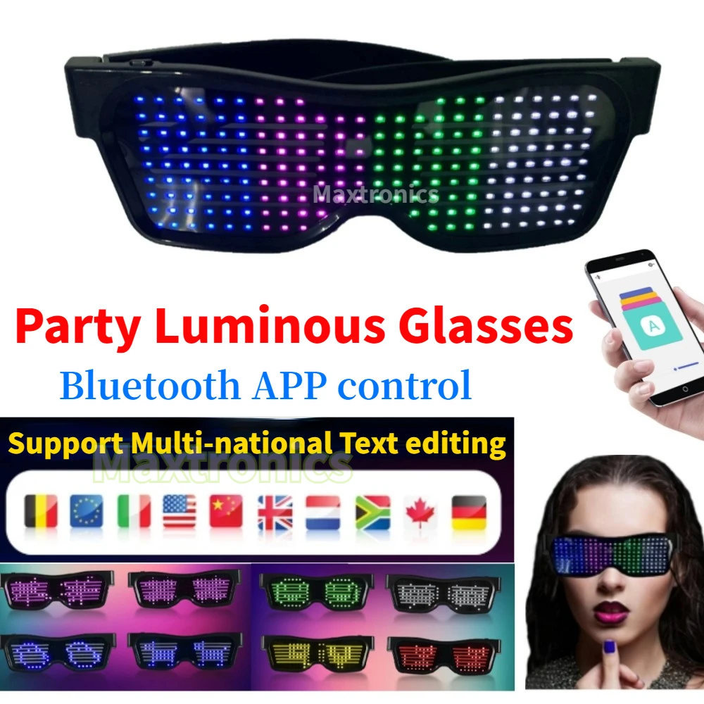 Wielojęzyczne okulary LED Blue – Glow In The Dark Party Glasses recenzja i cena
